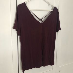 Boutique style red swing shirt size medium